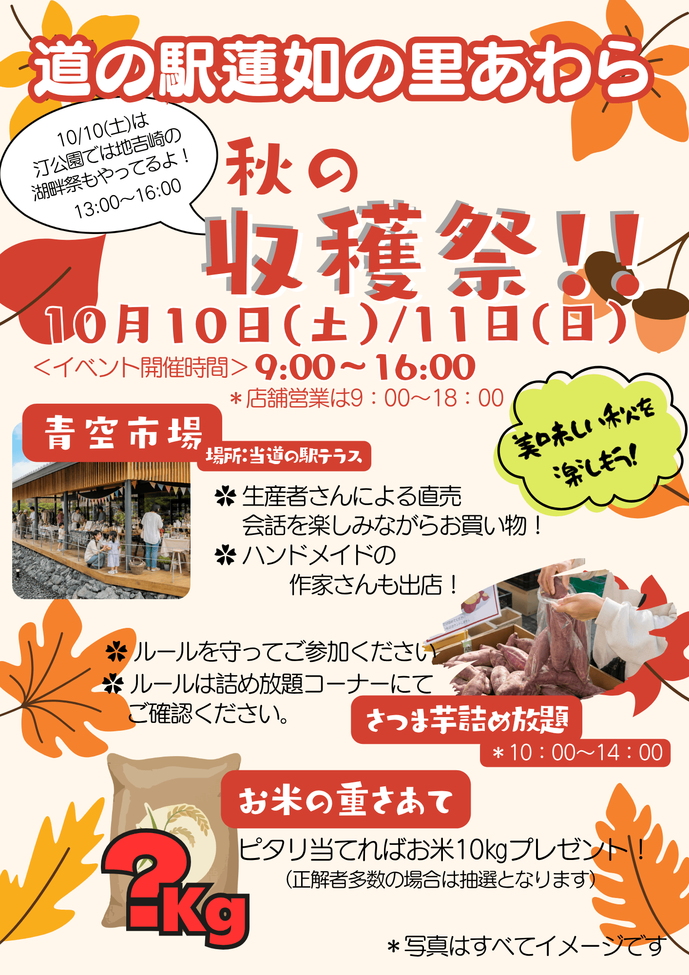 秋の収穫祭 10月10日(土)・11日(日)